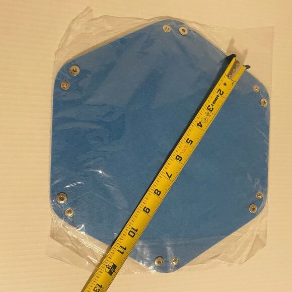 Gaming Hexagon Dice/Miscellaneous Tray Blue Faux Suede Rolling Arena RPG D&D - Picture 7 of 7